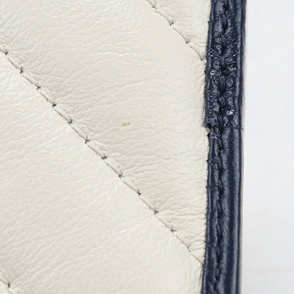 Used Gucci bifold wallet bifold wallet compact ladies brand GUCCI GG Marmont leather 573811 white USDGU120721011