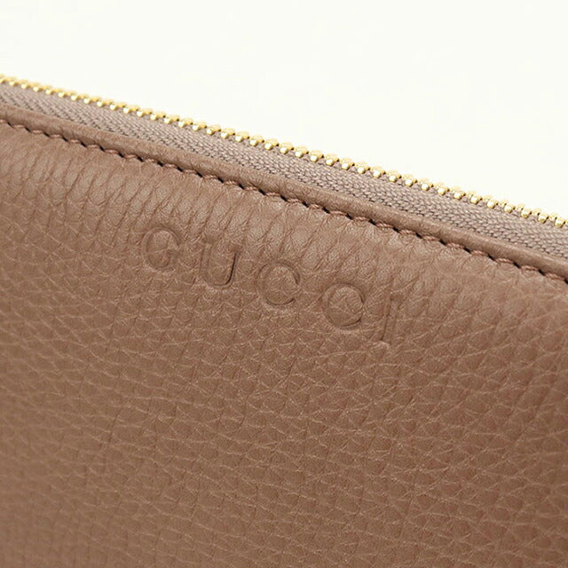 二手 Gucci 长钱包圆形拉链女士品牌 GUCCI 皮革 363423 棕色 USDGU120726011
