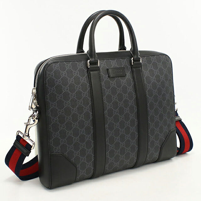 中古 グッチ ブリーフケース メンズ ブランド GUCCI GGスプリーム 2WAY 474135 ブラック USDGU120998011
