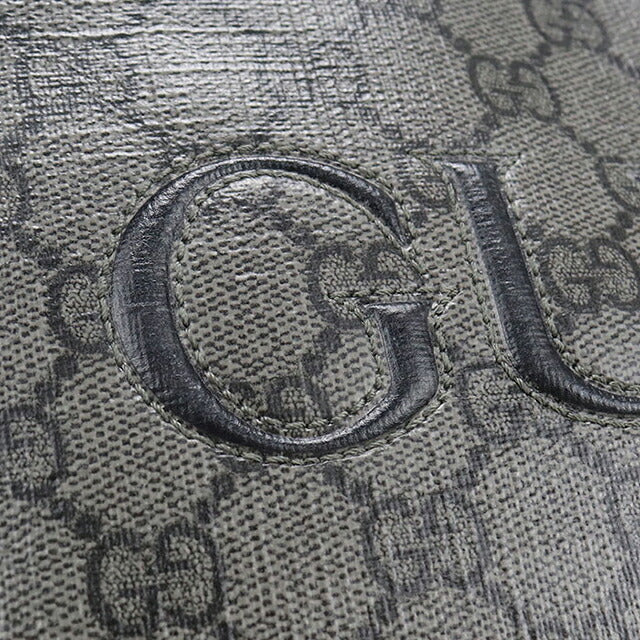 中古 グッチ 斜め掛け ショルダーバッグ メンズ ブランド GUCCI GGスプリーム ミニ  768391 グレー USDGU121080011