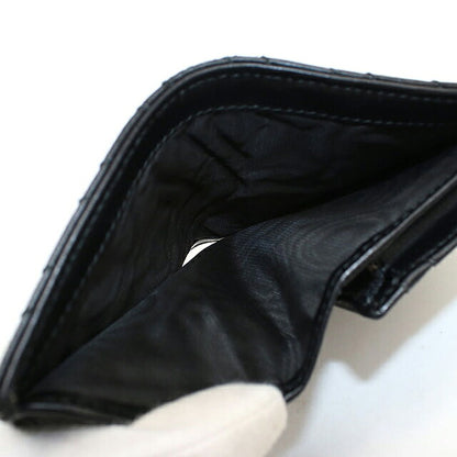 Used Gucci Bifold Wallet Bifold Wallet Compact Ladies Brand GUCCI Double G Mini Wallet Leather 466492 Black USDGU121183011