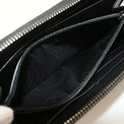 中古 グッチ 長財布ラウンドファスナー メンズ ブランド GUCCI グッチシマ  レザー 244994 ブラック USDGU121417011