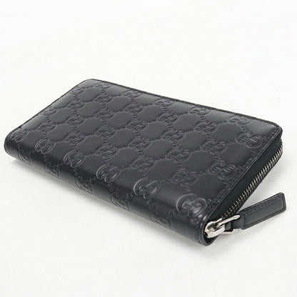 Used Gucci long wallet round zipper men&