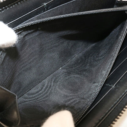 Used Gucci long wallet round zipper men&