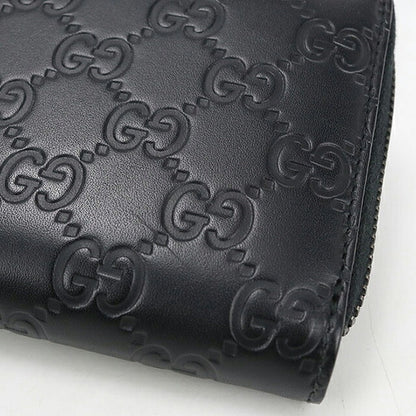 Used Gucci long wallet round zipper men&