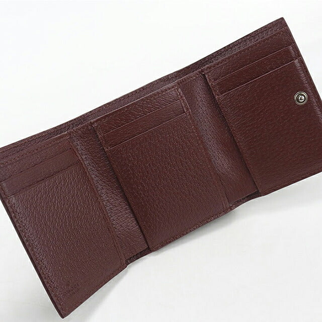 Used Gucci tri-fold wallet tri-fold wallet compact ladies brand GUCCI GG Supreme 769225 black USDGU121439011