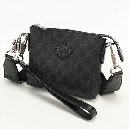二手 Gucci 斜挎单肩包男女通用品牌 GUCCI Interlocking G 2WAY 723306 黑色 USDGU121477011