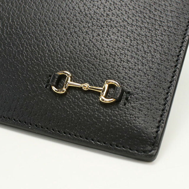 中古 グッチ クラッチバッグ メンズ ブランド GUCCI グッチ ホースビット レザー 700524 ブラック バッグ USDGU89501011