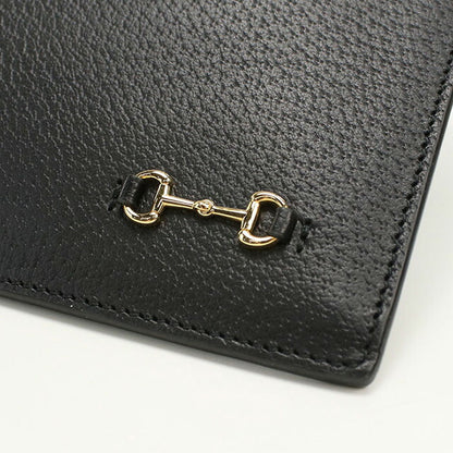 中古 グッチ クラッチバッグ メンズ ブランド GUCCI グッチ ホースビット レザー 700524 ブラック バッグ USDGU89501011