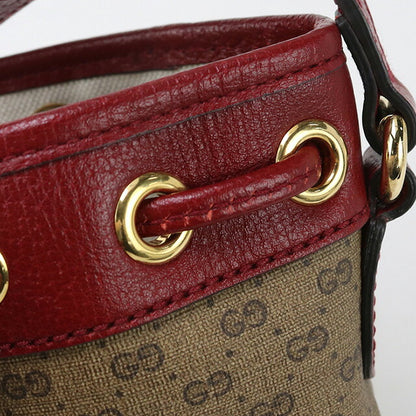 中古 グッチ 斜め掛け ショルダーバッグ レディース ブランド GUCCI ドラえもん マイクロGG レザー 647801 ブラウン バッグ USDGU90630011