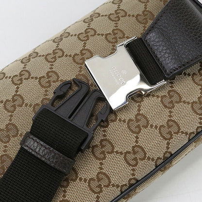 中古 グッチ ボディバッグ メンズ ブランド GUCCI GGキャンバス ベルトバッグ 449174 ベージュ バッグ USDGU92981011