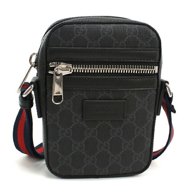 二手 Gucci 斜挎单肩包 男士品牌 GUCCI GG Supreme 682357 黑色 USDGU93213011
