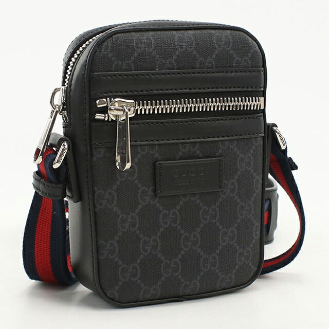 二手 Gucci 斜挎单肩包 男士品牌 GUCCI GG Supreme 682357 黑色 USDGU93213011