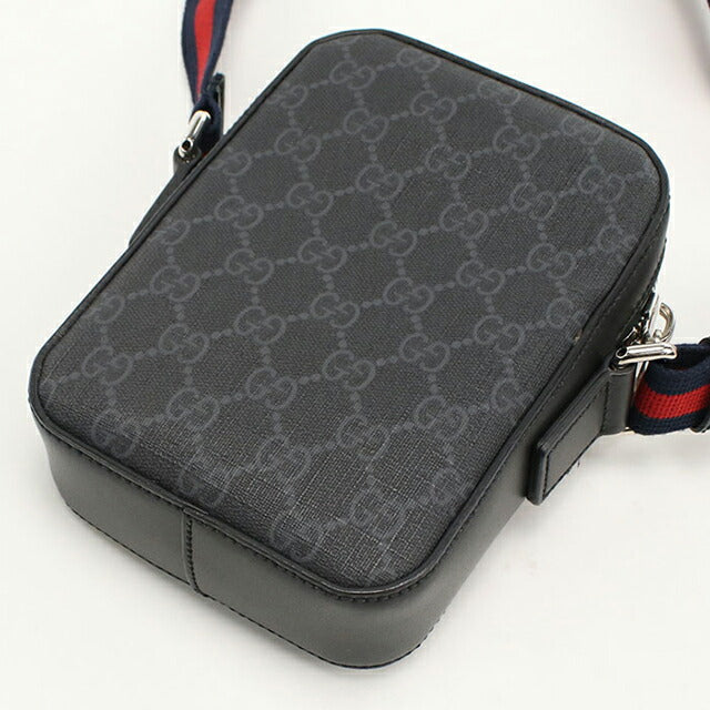 二手 Gucci 斜挎单肩包 男士品牌 GUCCI GG Supreme 682357 黑色 USDGU93213011