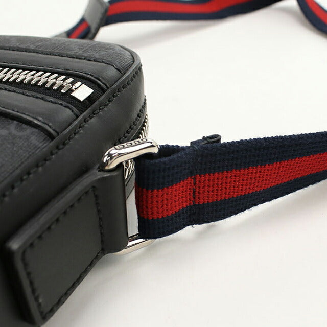 二手 Gucci 斜挎单肩包 男士品牌 GUCCI GG Supreme 682357 黑色 USDGU93213011