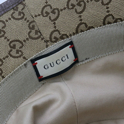中古 グッチ ハット ユニセックス ブランド GUCCI GGキャンバス フェドラハット 576587 ブラウン 帽子 USDGU93634011