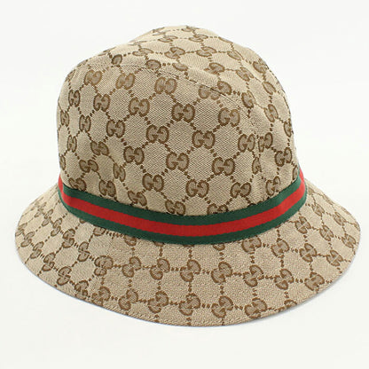 中古 グッチ ハット キッズ ブランド GUCCI チルドレンズ オリジナルGG フェドラハット 411790 ベージュ 帽子 USDGU93945011