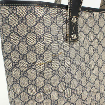 中古 グッチ トートバッグ レディース ブランド GUCCI GGスプリーム 211134 ネイビー バッグ USDGU94404011