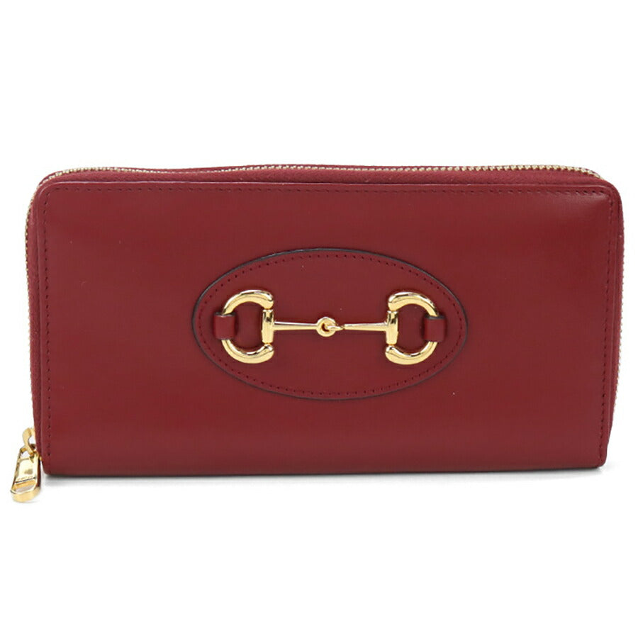 中古 グッチ 長財布ラウンドファスナー レディース ブランド GUCCI グッチ ホースビット 1955 ジップアラウンドウォレット レザー 621889 USDGU94466011