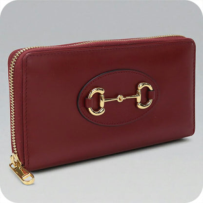 中古 グッチ 長財布ラウンドファスナー レディース ブランド GUCCI グッチ ホースビット 1955 ジップアラウンドウォレット レザー 621889 USDGU94466011