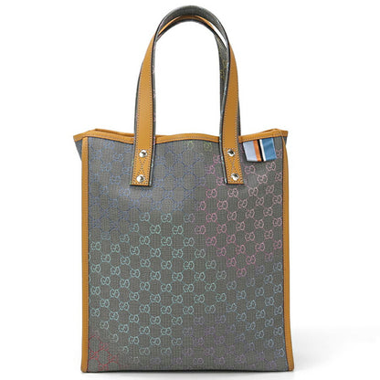 中古 グッチ トートバッグ ユニセックス ブランド GUCCI GGスプリーム レザー 211135 グレー バッグ USDGU94730011