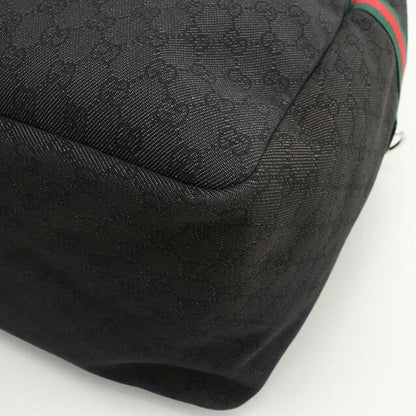 中古 グッチ ボストンバッグ ユニセックス ブランド GUCCI GGデニム 374770 ブラック バッグ USDGU94828011