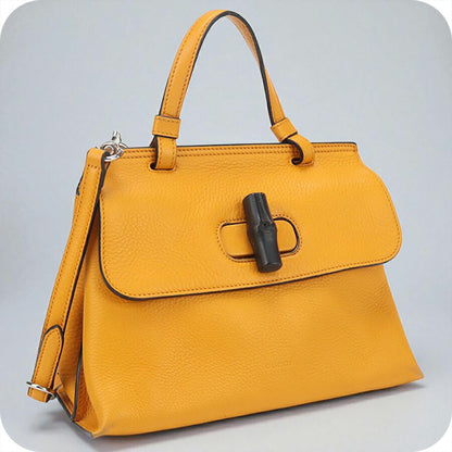 中古 グッチ ハンドバッグ レディース ブランド GUCCI バンブー デイリー 2WAYハンドバッグ レザー 370831 オレンジ バッグ USDGU94933011