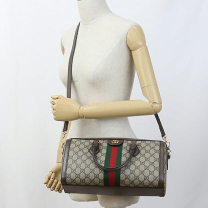 中古 グッチ ミニボストン レディース ブランド GUCCI オフィディア レザー 524532 ベージュ バッグ USDGU94983011