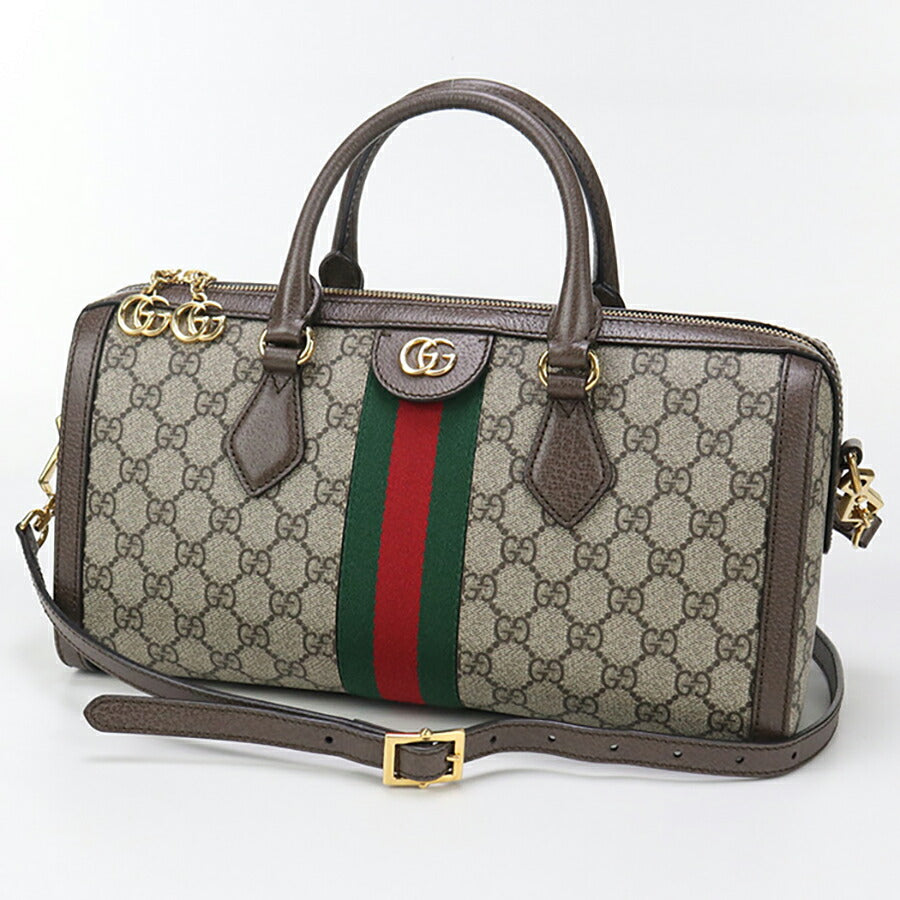 中古 グッチ ミニボストン レディース ブランド GUCCI オフィディア レザー 524532 ベージュ バッグ USDGU94983011