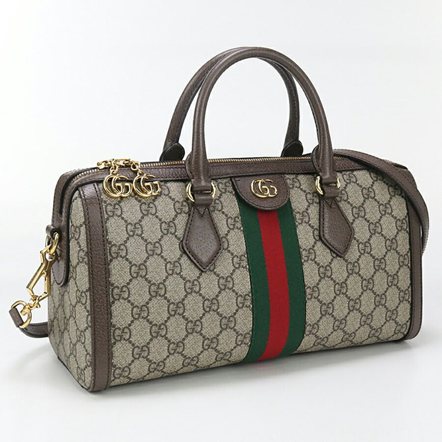 中古 グッチ ミニボストン レディース ブランド GUCCI オフィディア レザー 524532 ベージュ バッグ USDGU94983011