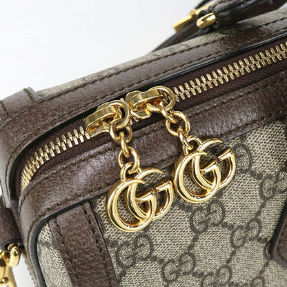 中古 グッチ ミニボストン レディース ブランド GUCCI オフィディア レザー 524532 ベージュ バッグ USDGU94983011