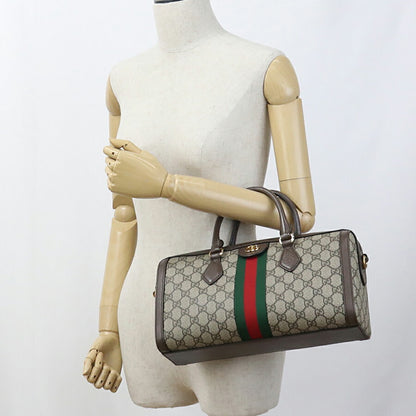 中古 グッチ ミニボストン レディース ブランド GUCCI オフィディア レザー 524532 ベージュ バッグ USDGU94983011