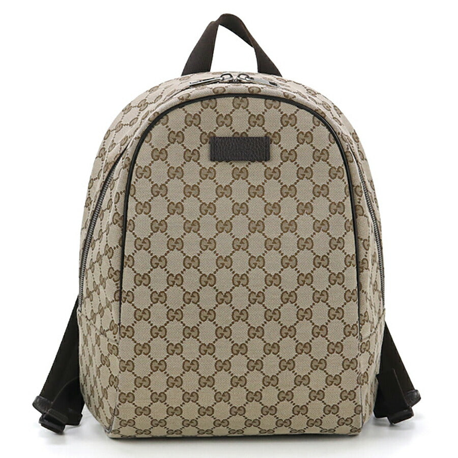 中古 グッチ リュック レディース ブランド GUCCI GGキャンバス バックパック 449906 ベージュ バッグ USDGU95081011