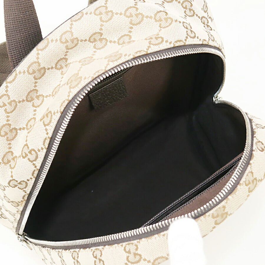 中古 グッチ リュック レディース ブランド GUCCI GGキャンバス バックパック 449906 ベージュ バッグ USDGU95081011