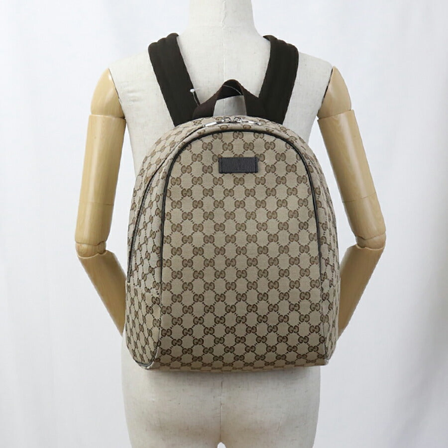 中古 グッチ リュック レディース ブランド GUCCI GGキャンバス バックパック 449906 ベージュ バッグ USDGU95081011