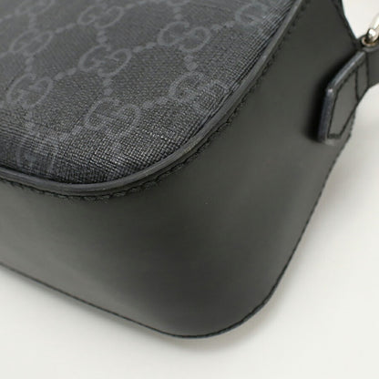 中古 グッチ 斜め掛け ショルダーバッグ メンズ ブランド GUCCI GGスプリーム レザー 574886 ブラック バッグ USDGU95091011
