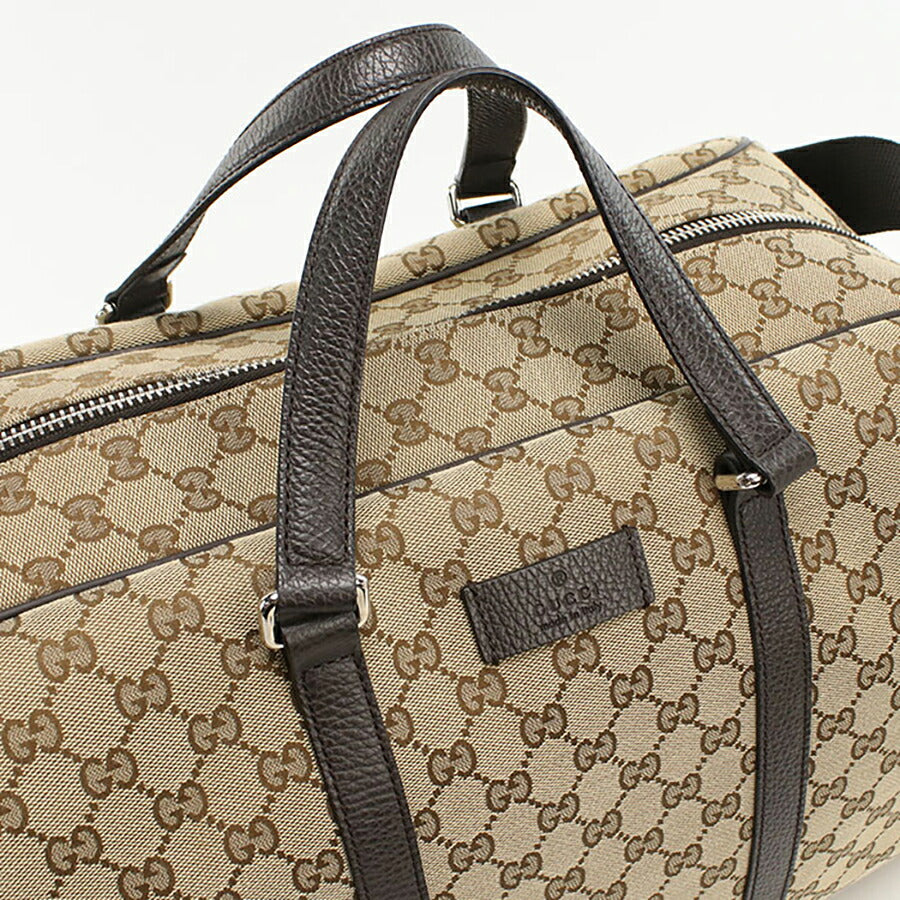 中古 グッチ ボストンバッグ ユニセックス ブランド GUCCI GGキャンバス レザー 449167 KY9KN 9886 ベージュ バッグ USDGU95386011