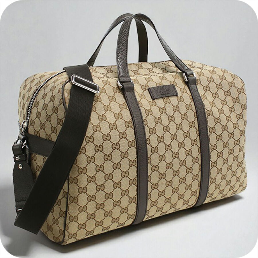 中古 グッチ ボストンバッグ ユニセックス ブランド GUCCI GGキャンバス レザー 449167 KY9KN 9886 ベージュ バッグ USDGU95386011