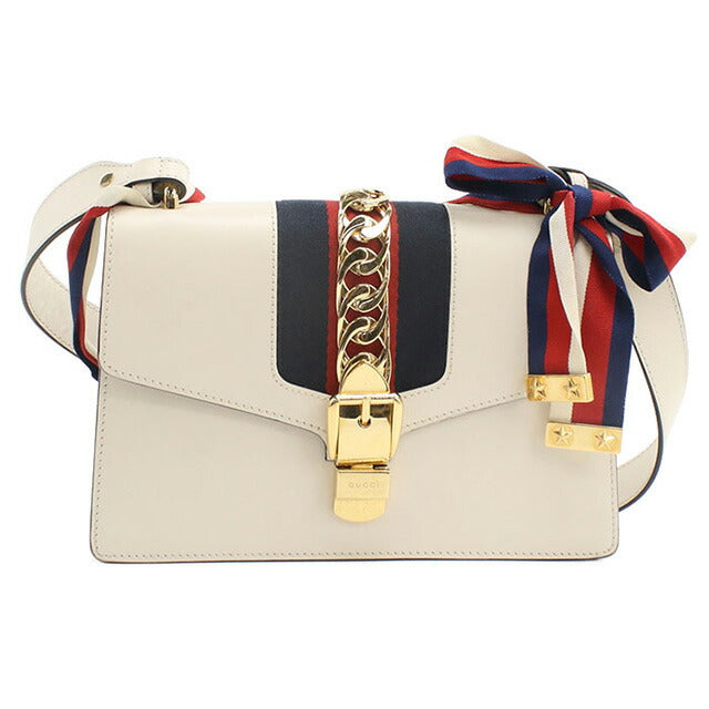 中古 グッチ ショルダーバッグ レディース ブランド GUCCI シルヴィ レザー 421882 バッグ USDGU95539011