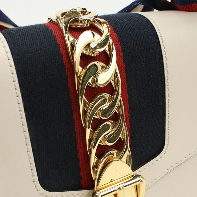 中古 グッチ ショルダーバッグ レディース ブランド GUCCI シルヴィ レザー 421882 バッグ USDGU95539011