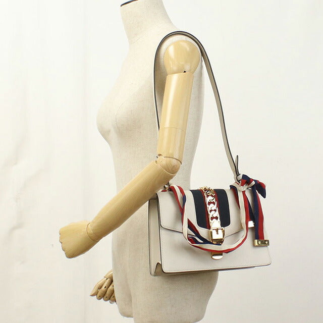 中古 グッチ ショルダーバッグ レディース ブランド GUCCI シルヴィ レザー 421882 バッグ USDGU95539011