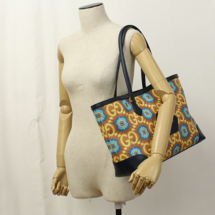 中古 グッチ トートバッグ レディース ブランド GUCCI 676681 ネイビー バッグ USDGU95555011