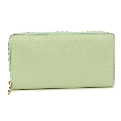 中古 グッチ 長財布ラウンドファスナー レディース ブランド GUCCI グッチ ロゴ ジップアラウンドウォレット レザー 658691 グリーン 財布 USDGU95618011