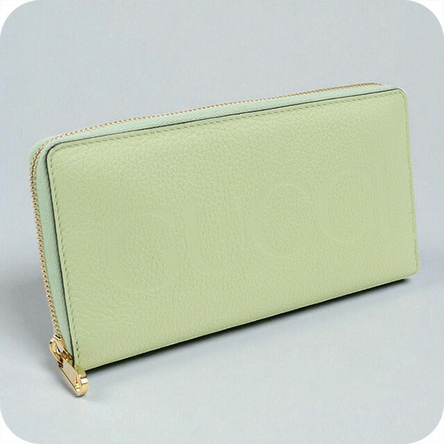 中古 グッチ 長財布ラウンドファスナー レディース ブランド GUCCI グッチ ロゴ ジップアラウンドウォレット レザー 658691 グリーン 財布 USDGU95618011