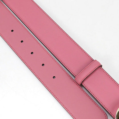 中古 グッチ ベルト レディース ブランド GUCCI インターロッキングG レザー 546386 ピンク 小物 USDGU95622011