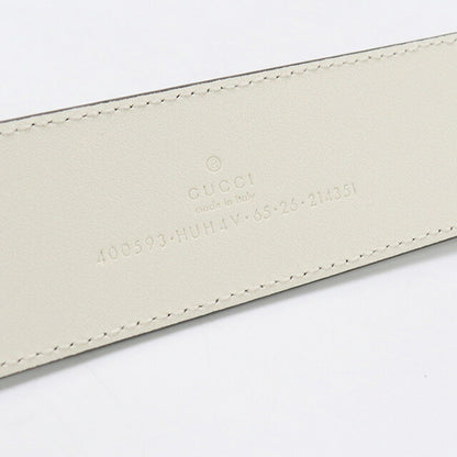 中古 グッチ ベルト レディース ブランド GUCCI ダブルG ワイド 400593 ベージュ 小物 USDGU95625011
