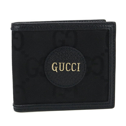 中古 グッチ 二折財布 メンズ ブランド GUCCI オフ ザ グリッド コインウォレット レザー 625574 ブラック 財布 USDGU96211011