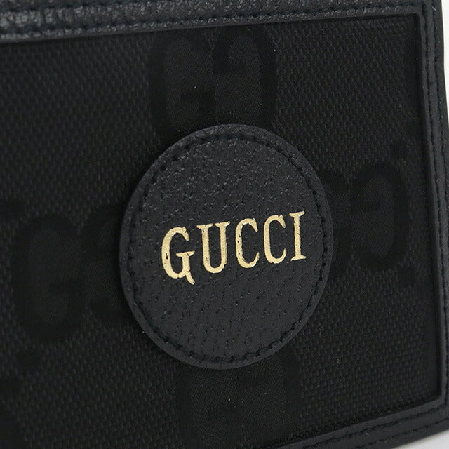 中古 グッチ 二折財布 メンズ ブランド GUCCI オフ ザ グリッド コインウォレット レザー 625574 ブラック 財布 USDGU96211011