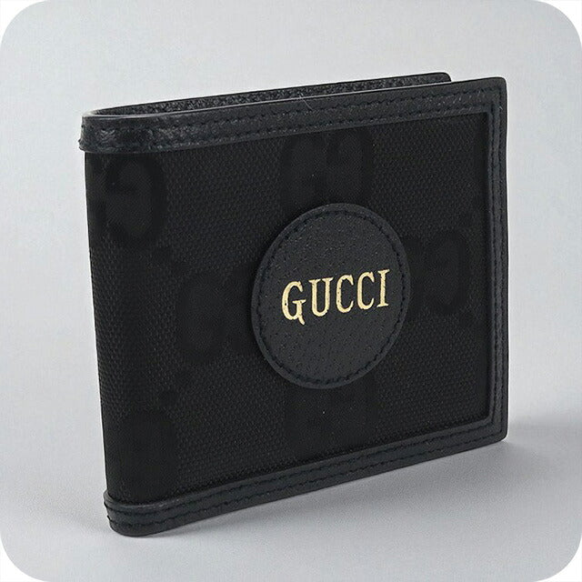 中古 グッチ 二折財布 メンズ ブランド GUCCI オフ ザ グリッド コインウォレット レザー 625574 ブラック 財布 USDGU96211011