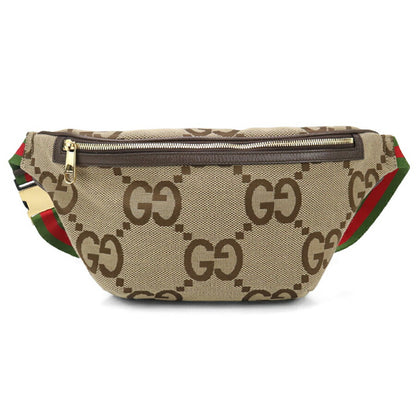 中古 グッチ ボディバッグ メンズ ブランド GUCCI ジャンボGG ベルトバッグ 696031 ベージュ バッグ USDGU96301011